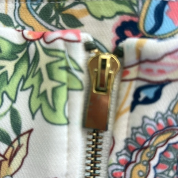 Philosophy Skirt Cream Paisley Floral Stretch Skirt - Picture 7 of 9